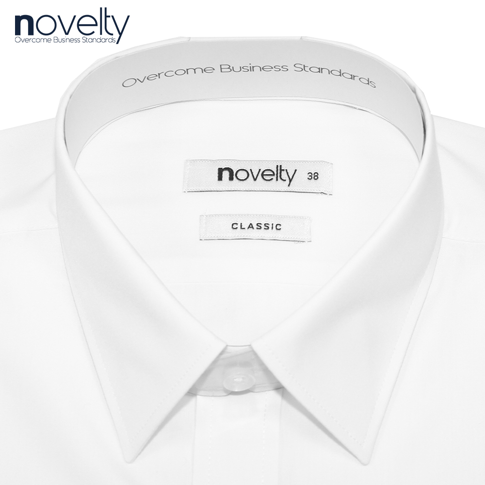 Áo sơ mi trắng dài tay Novelty Classic NSMMMWMTCC180484D