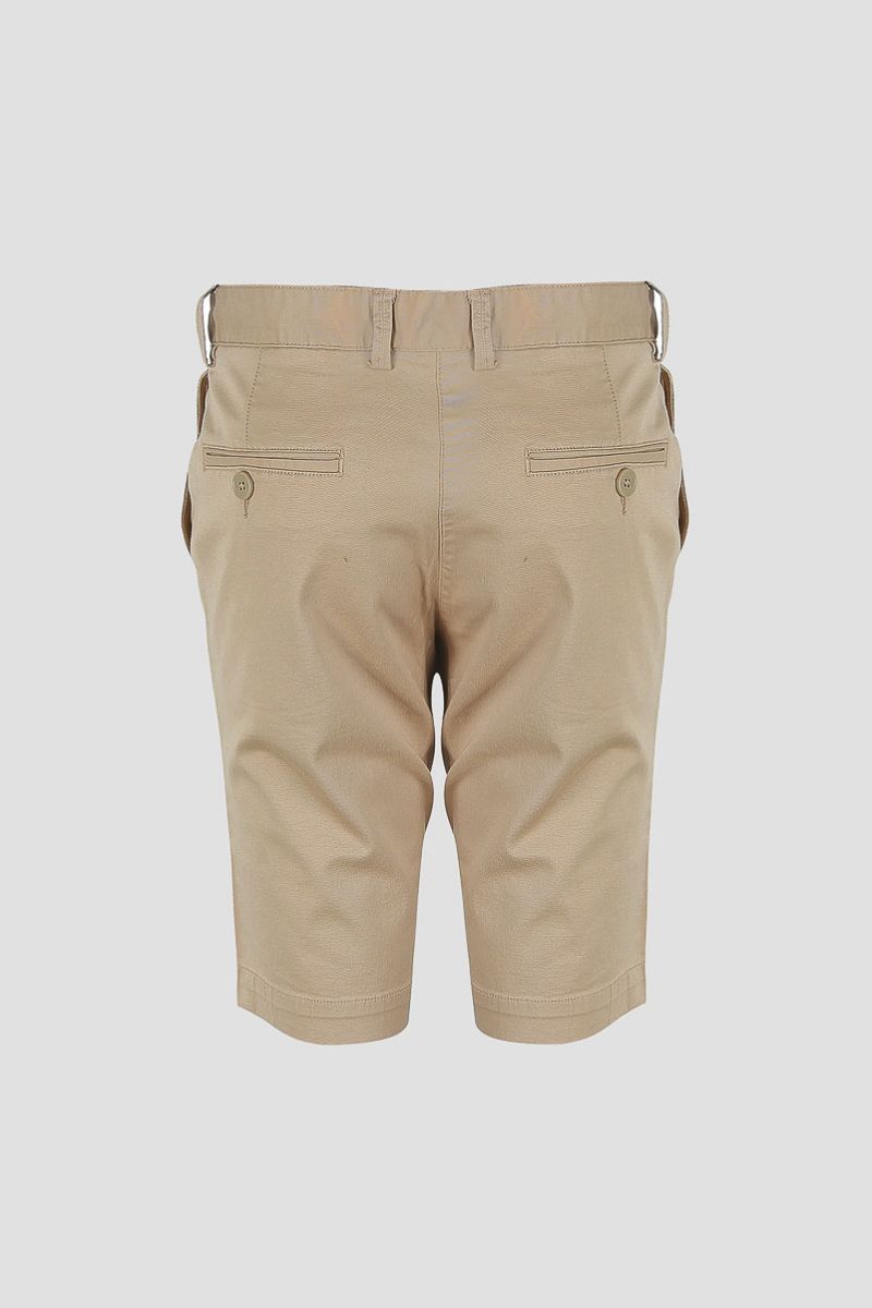 Quần short khaki nam Novelty màu vàng kem NSKMMTMCSR1809540