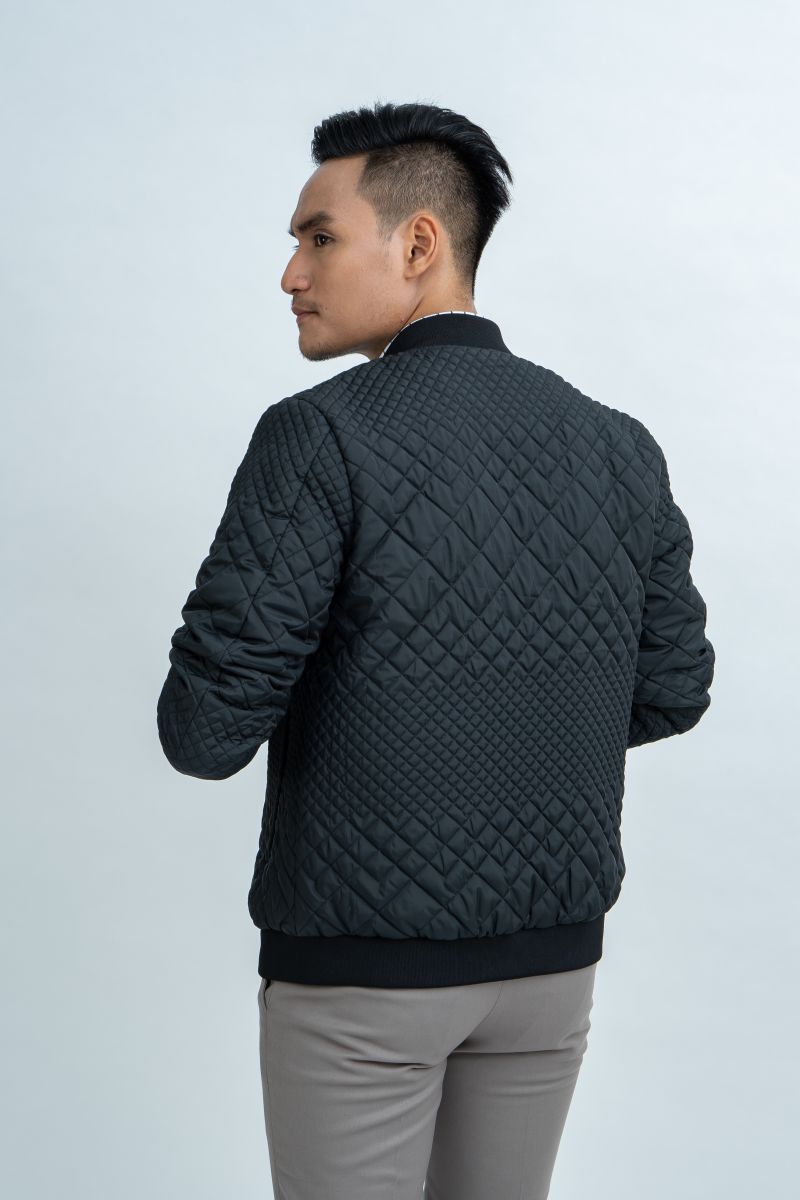 Áo Jacket nam Novelty 03 lớp màu đen 1806223