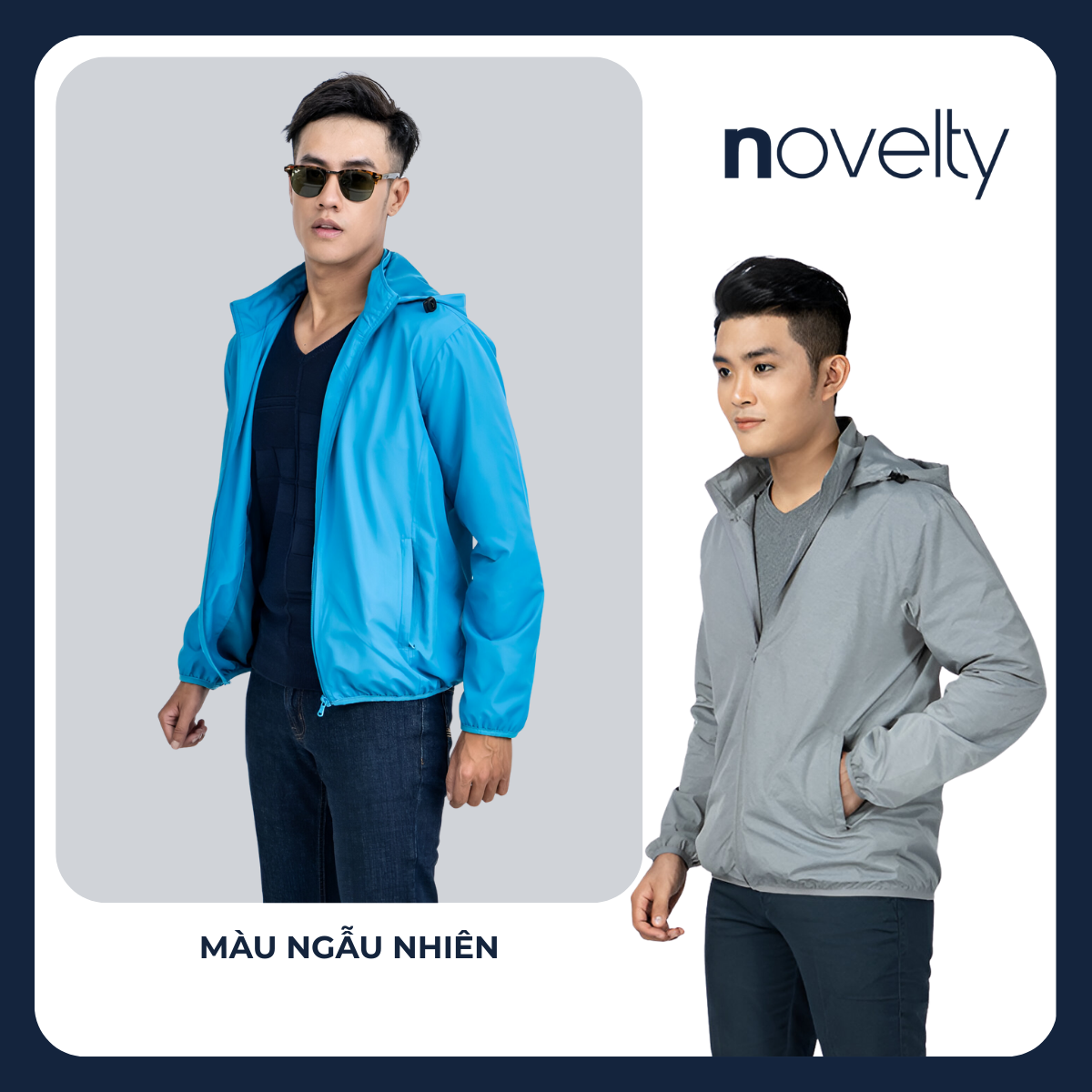 COMBO 02 ÁO KHOÁC NAM CÓ NÓN NOVELTY – REGULAR FIT