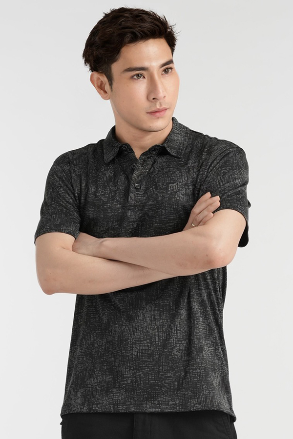 Áo Polo Thể thao Nam Novelty Regular fit họa tiết Hoa văn NATMINMPSR240165N