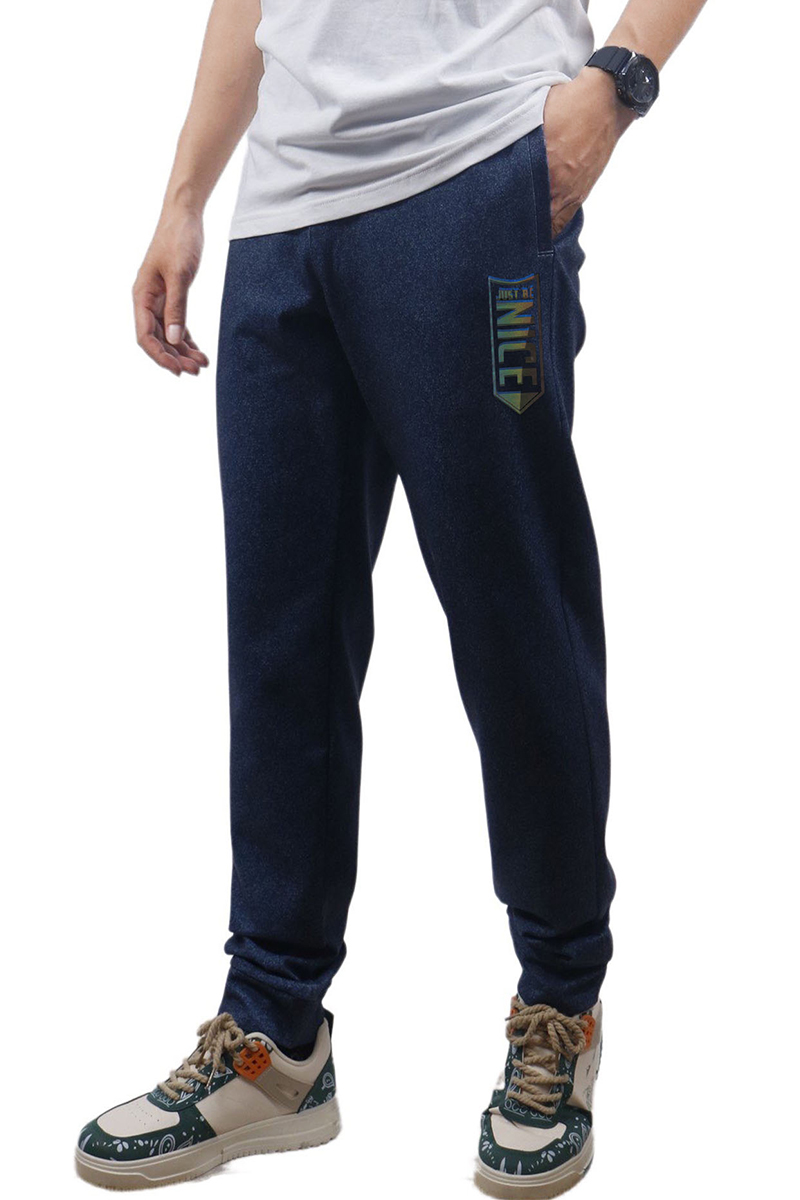 Quần jogger nam Novelty Regular fit Xanh đá NQGMMDMT3R230837Q