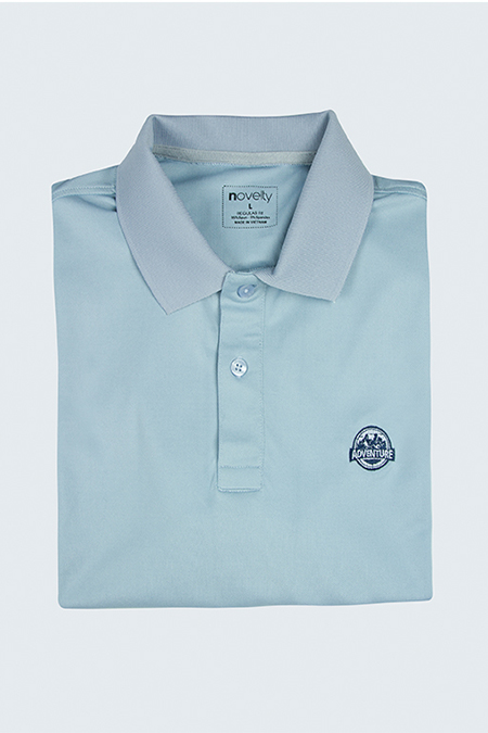 Áo Polo nam Novelty Regular fit Xanh Mint NATMMNMPSR200015N