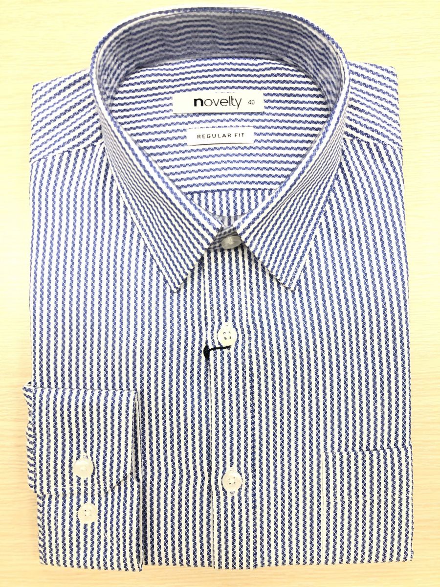 Áo sơ mi nam dài tay Novelty Regular NSMMSNMTCR220593D
