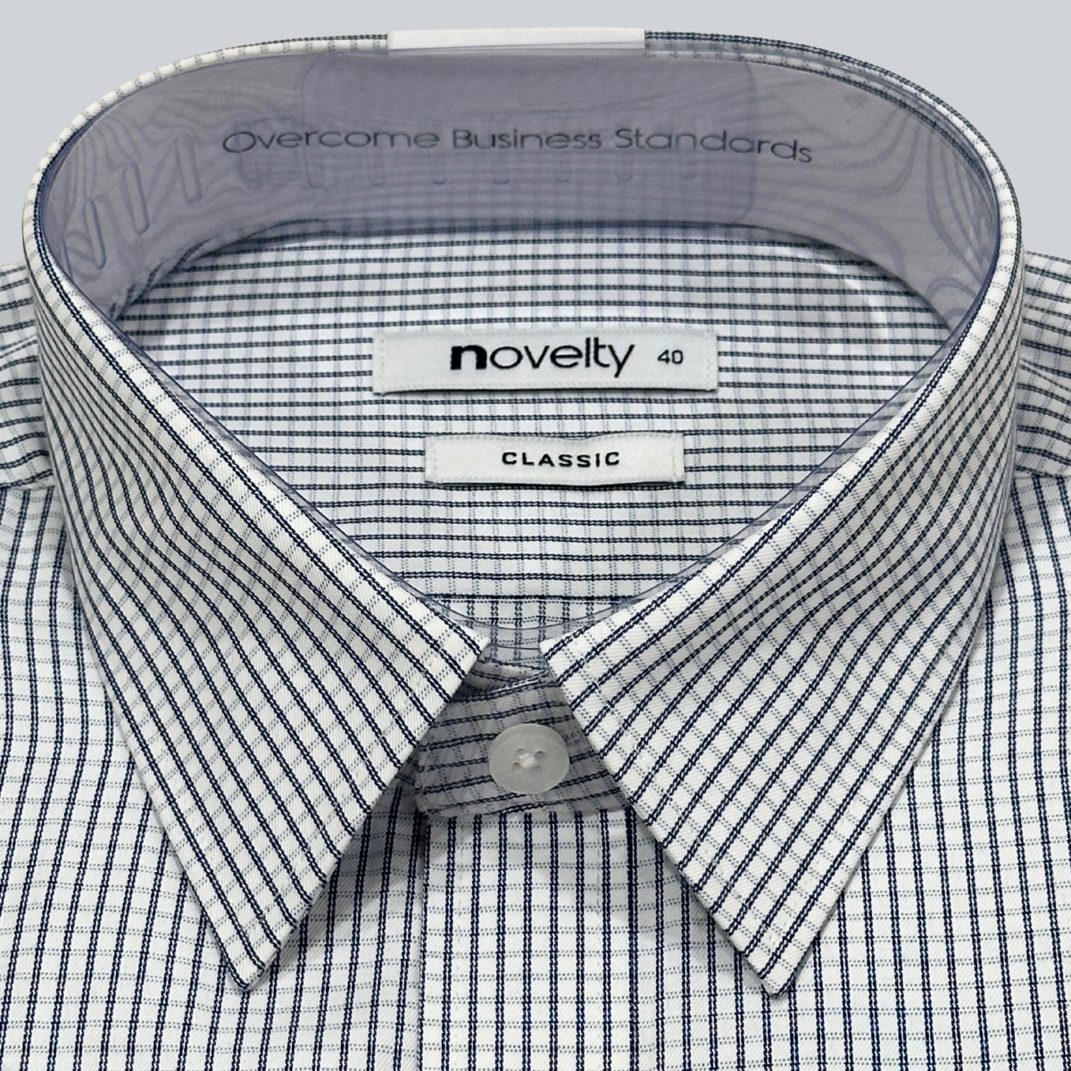 Áo sơ mi nam ngắn tay Novelty Classic Caro lớn NSMMCLMRCC240639N