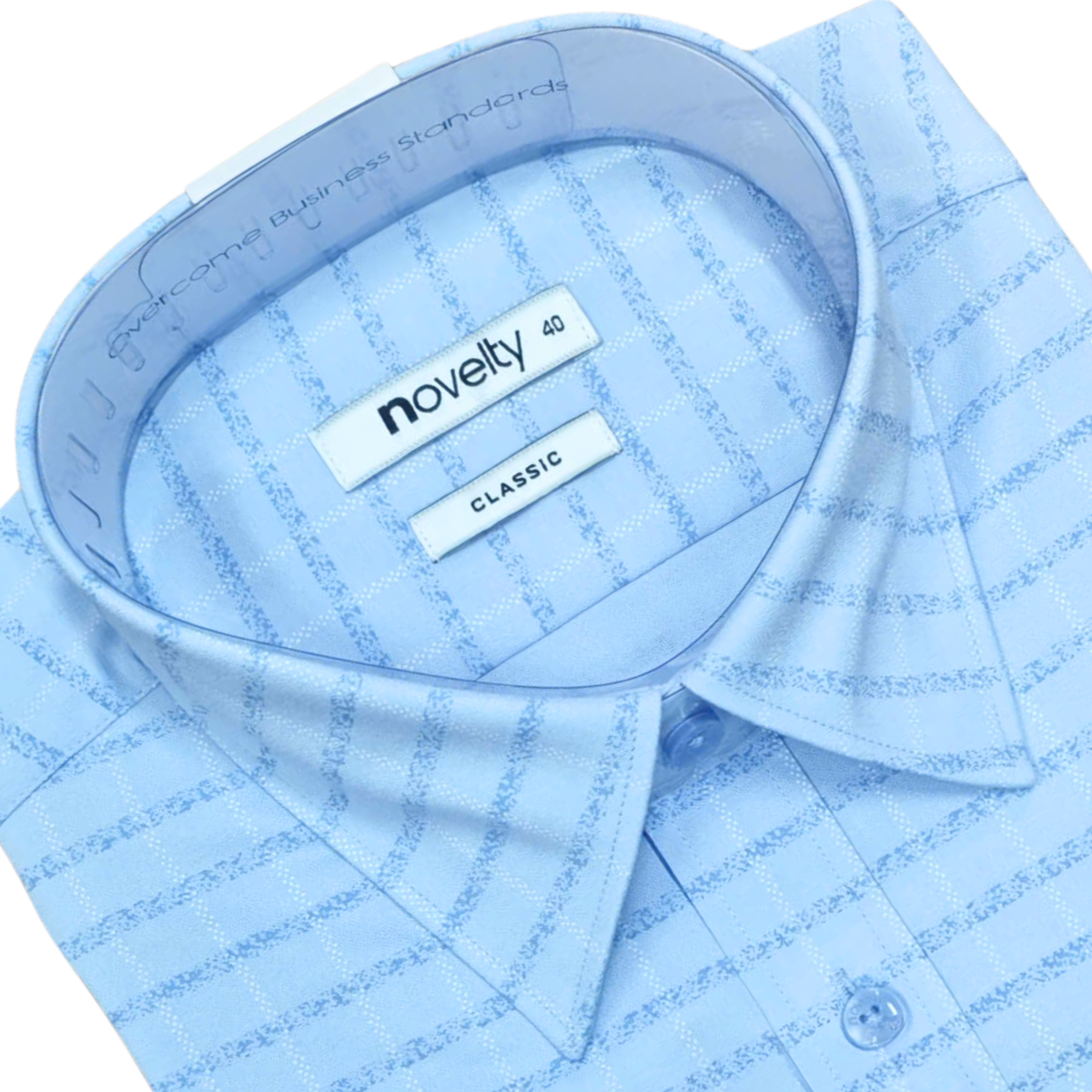 ÁO SƠ MI NAM DÀI TAY NOVELTY CLASSIC CARO LỚN BAMBOO NSMMCLMT3C250274D