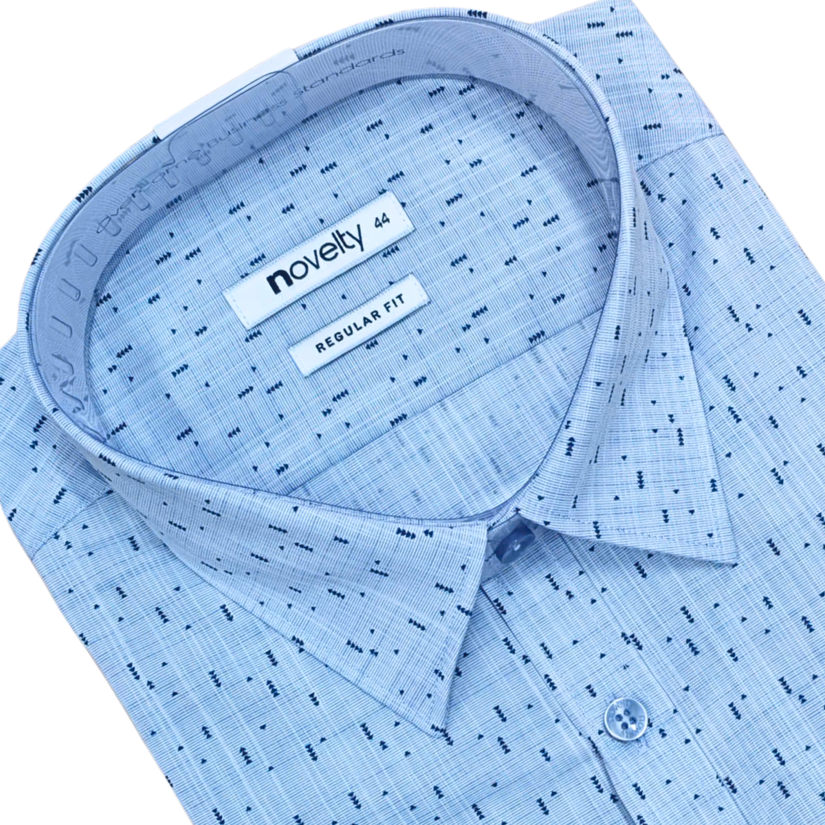 ÁO SƠ MI NAM DÀI TAY NOVELTY REGULAR FIT HOA VĂN BAMBOO NSMMINMT3R250275D