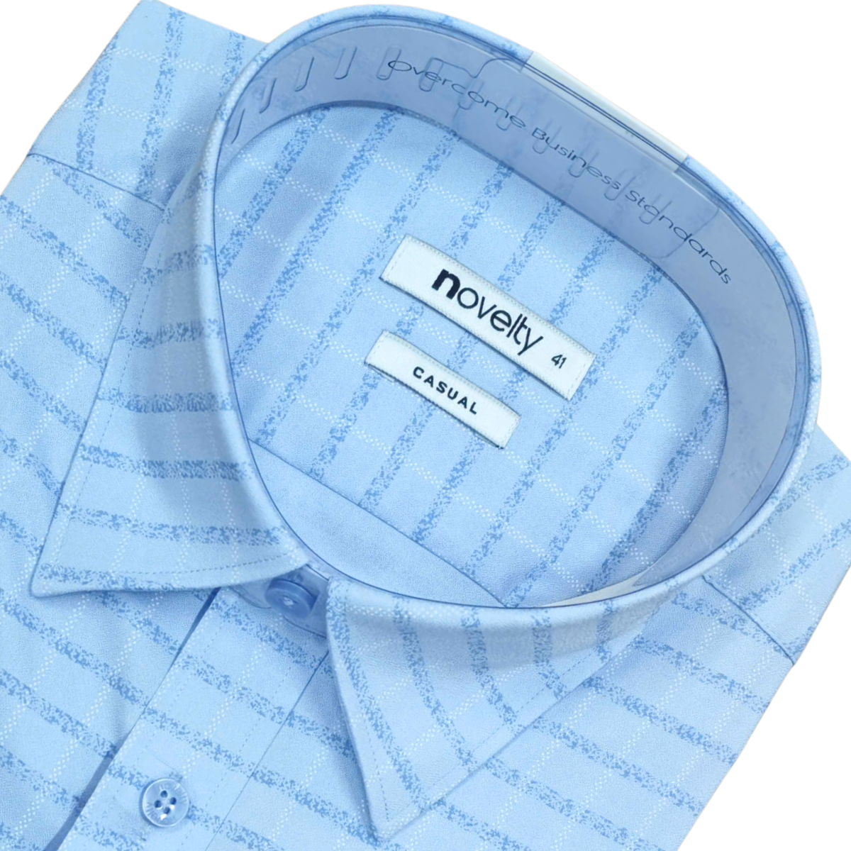 ÁO SƠ MI NAM NGẮN TAY NOVELTY CASUAL  BAMBOO CARO LỚN NSMMCLMT3B250279N