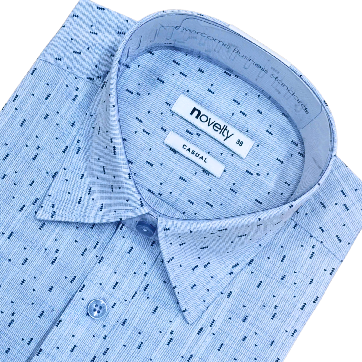 ÁO SƠ MI NAM NGẮN TAY NOVELTY CASUAL BAMBOO HOA VĂN NSMMINMT3B250280N