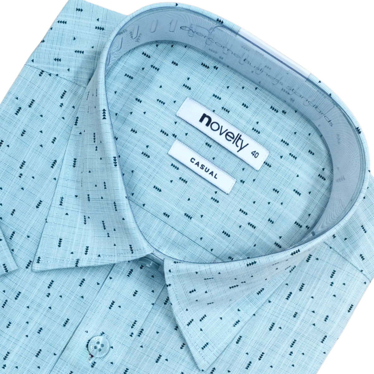 ÁO SƠ MI NAM NGẮN TAY NOVELTY CASUAL BAMBOO  HOA VĂN NSMMINMT3B250281N