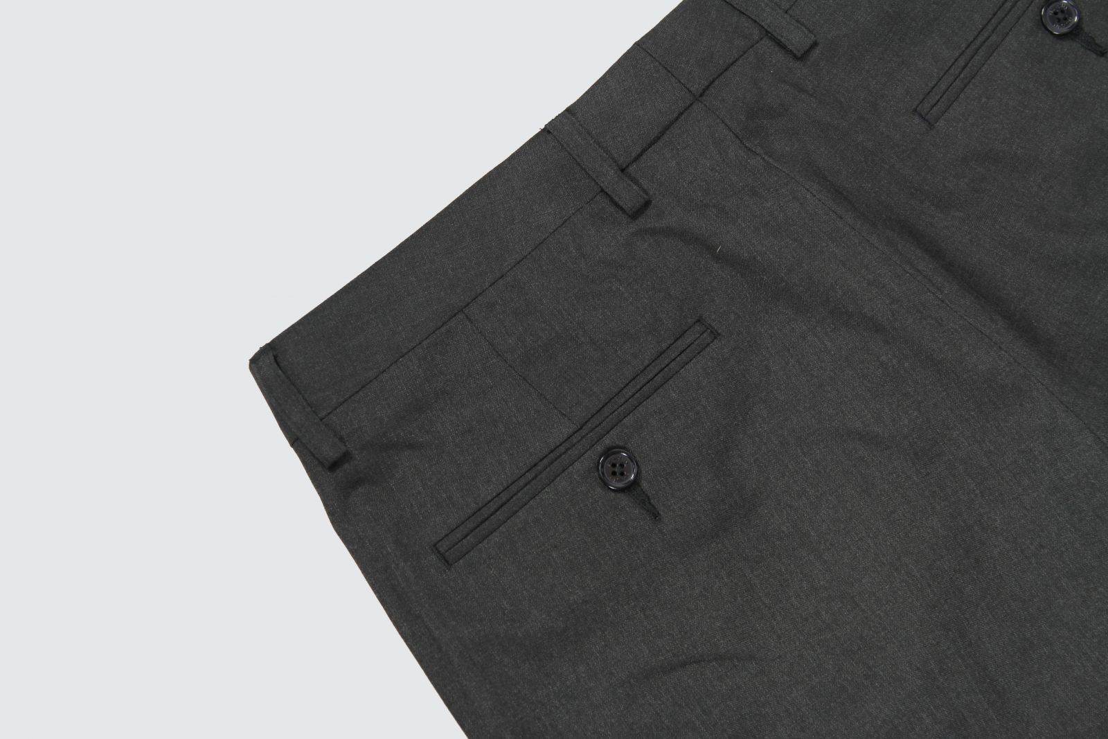 Quần tây nam Novelty 0Ply Regular fit màu xám đậm NQTMMDMPRR2209950