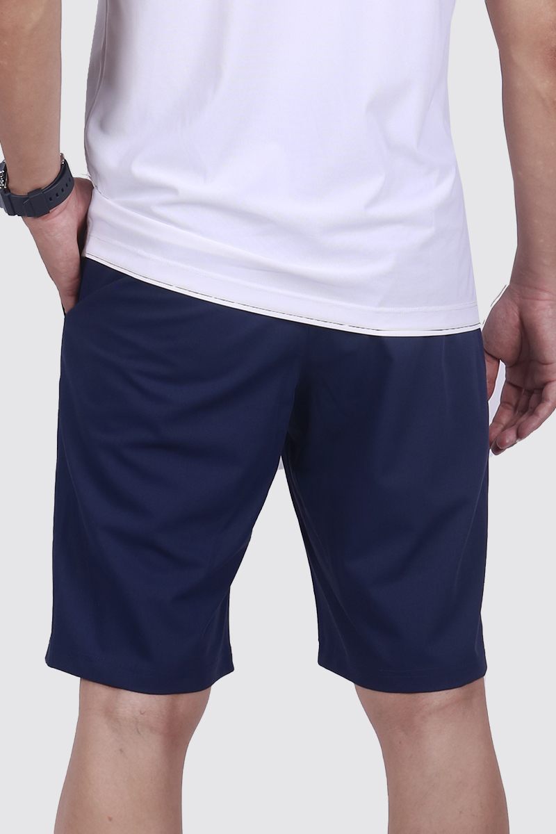 Quần short nam thể thao xanh navy Novelty Regular fit NSHMMDMT3R230180N