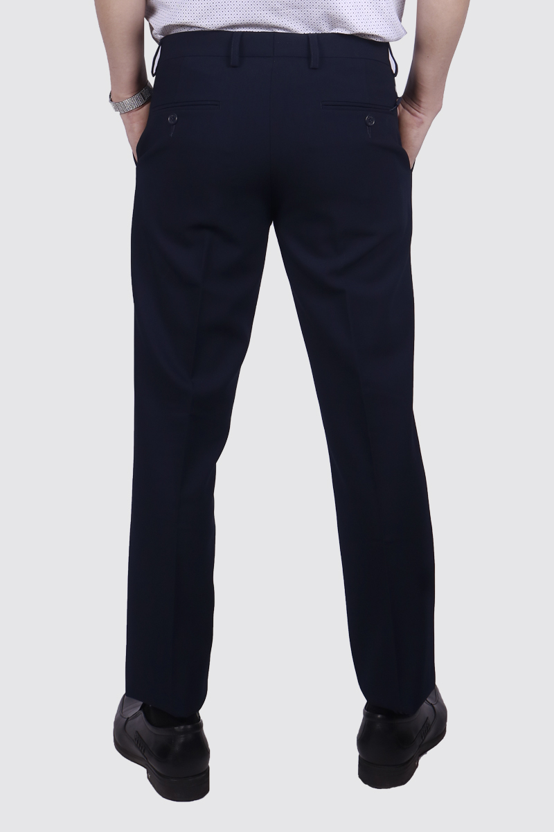 Quần tây nam 0Ply Slimfit màu xanh navy NQTMMDMT3F2301290