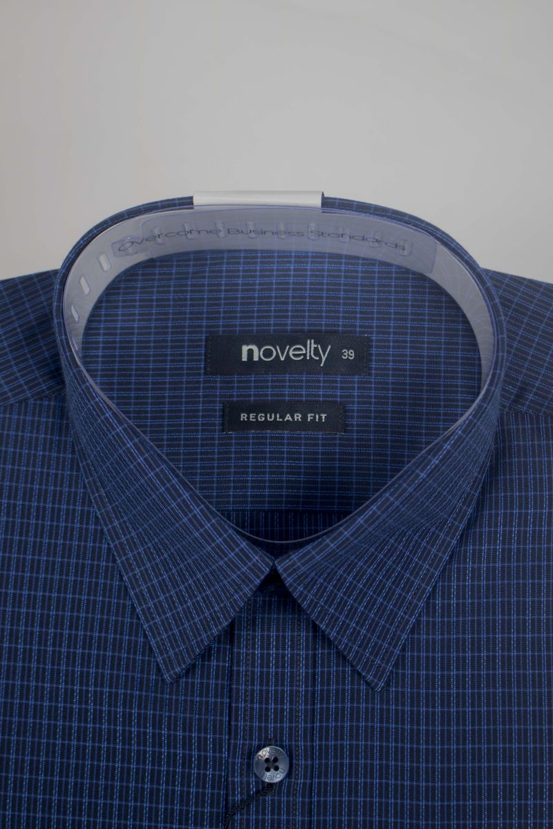 Áo sơ mi Nam dài tay Novelty caro nhỏ NSMMCNMTCR230413D