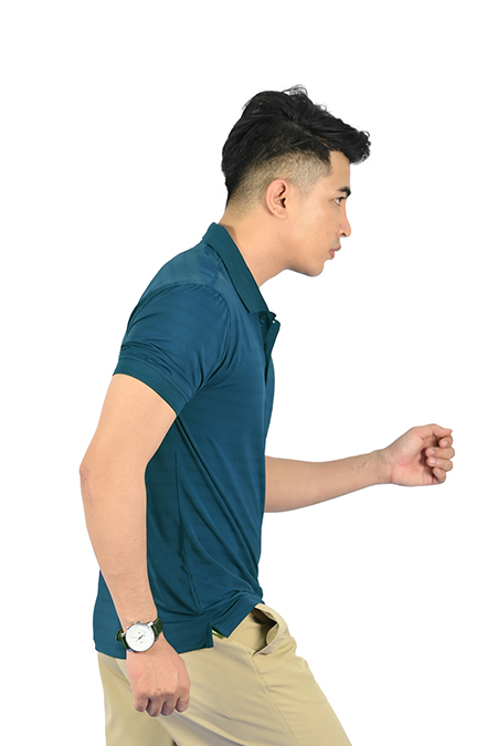 Áo Polo nam Novelty Regular Regular fit màu xanh NATMMDMPSR210057N