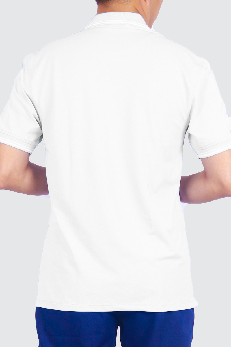 Áo Polo nam Novelty màu trắng NATMMWMSPR230075N