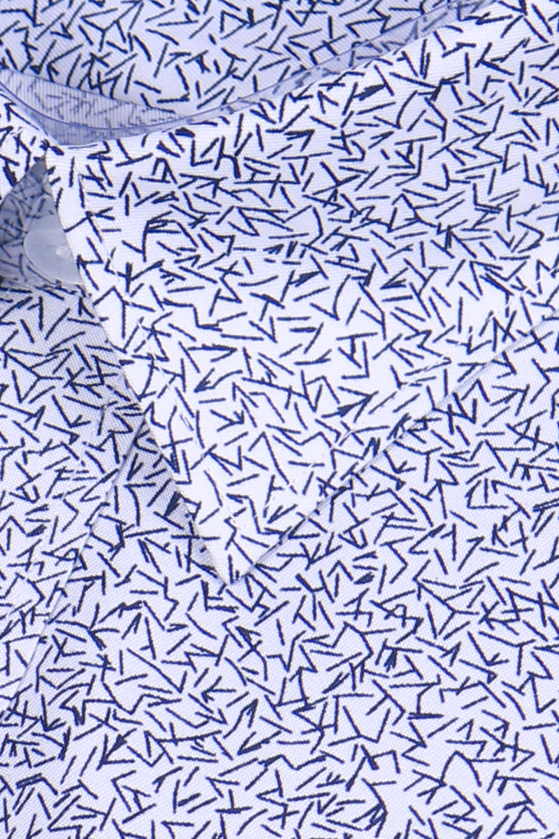 Áo sơ mi nam ngắn tay Novelty Casual họa tiết hoa văn NSMMINMSPB230342N