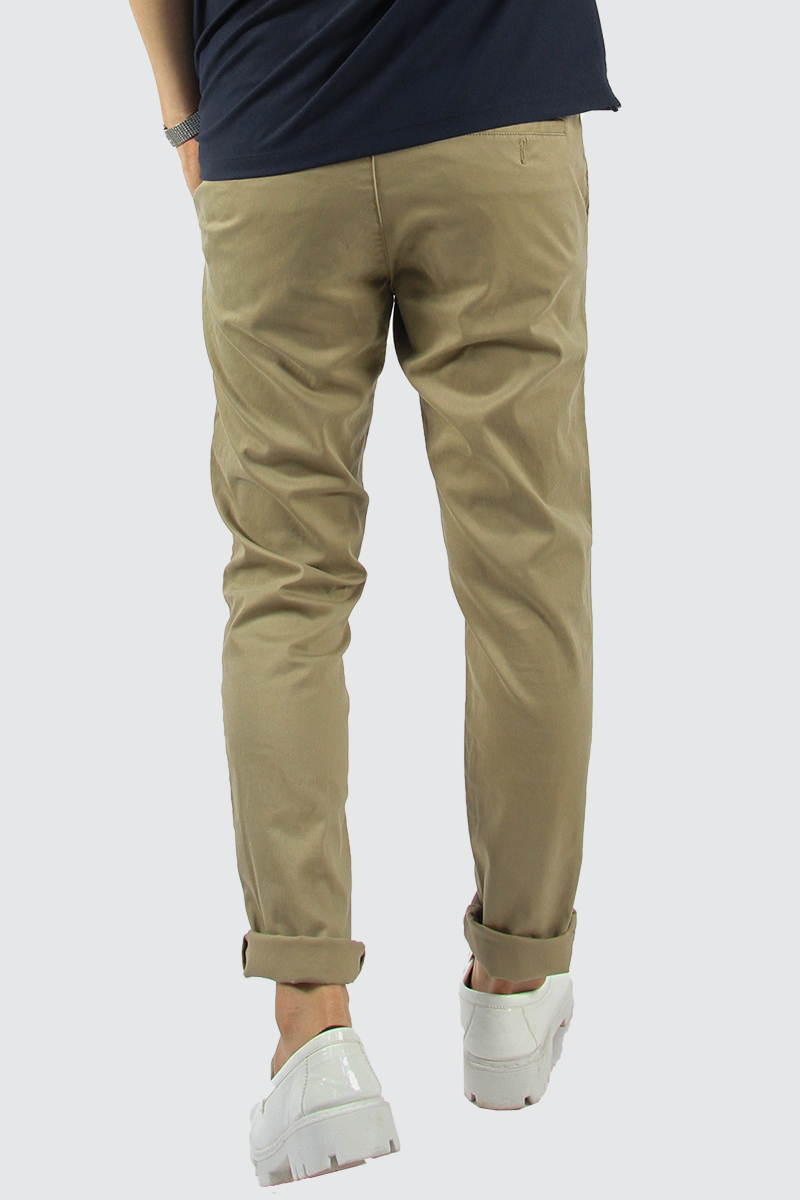 Quần dài khaki nam 0Ply Regular fit nâu sáng NQKMMTMT3R2300870