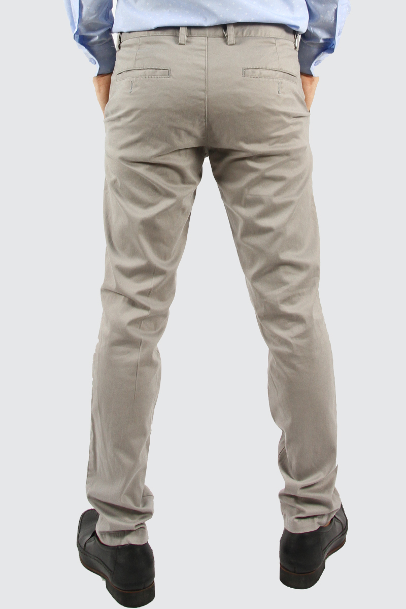 Quần dài khaki nam 0Ply Regular fit xám sáng NQKMMTMT3R2300880