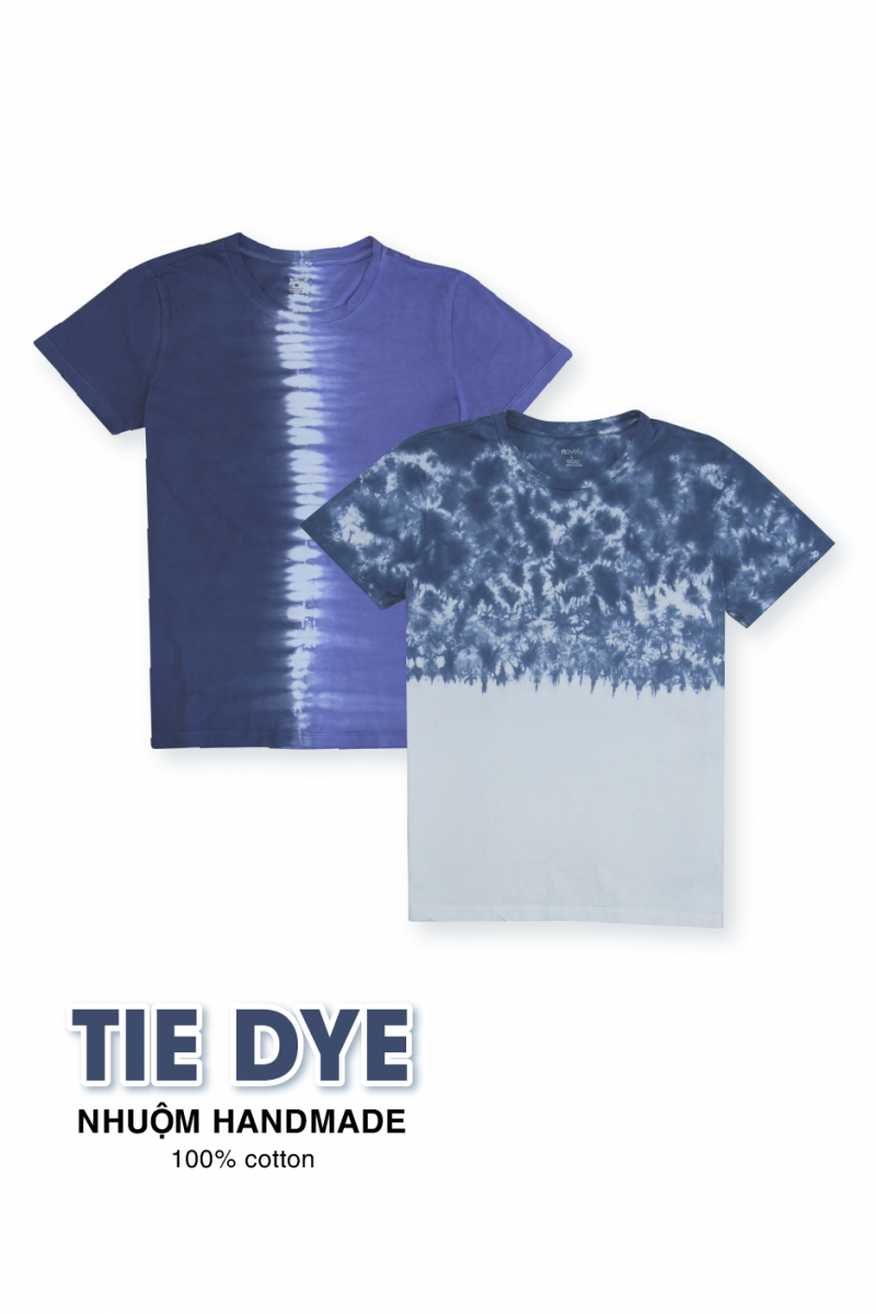 Combo 2 áo thun Tiedye nhuộm handmade