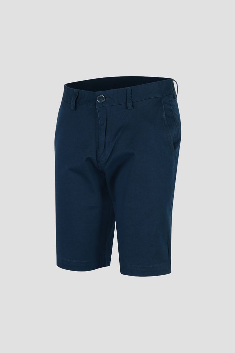 Quần short khaki nam Novelty xanh navy NSKMMDMCSR1809550
