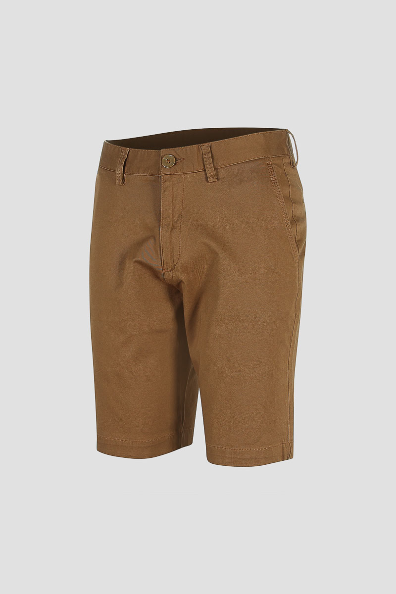 Quần short khaki nam Novelty nâu bò NSKMMDMCSR1809570