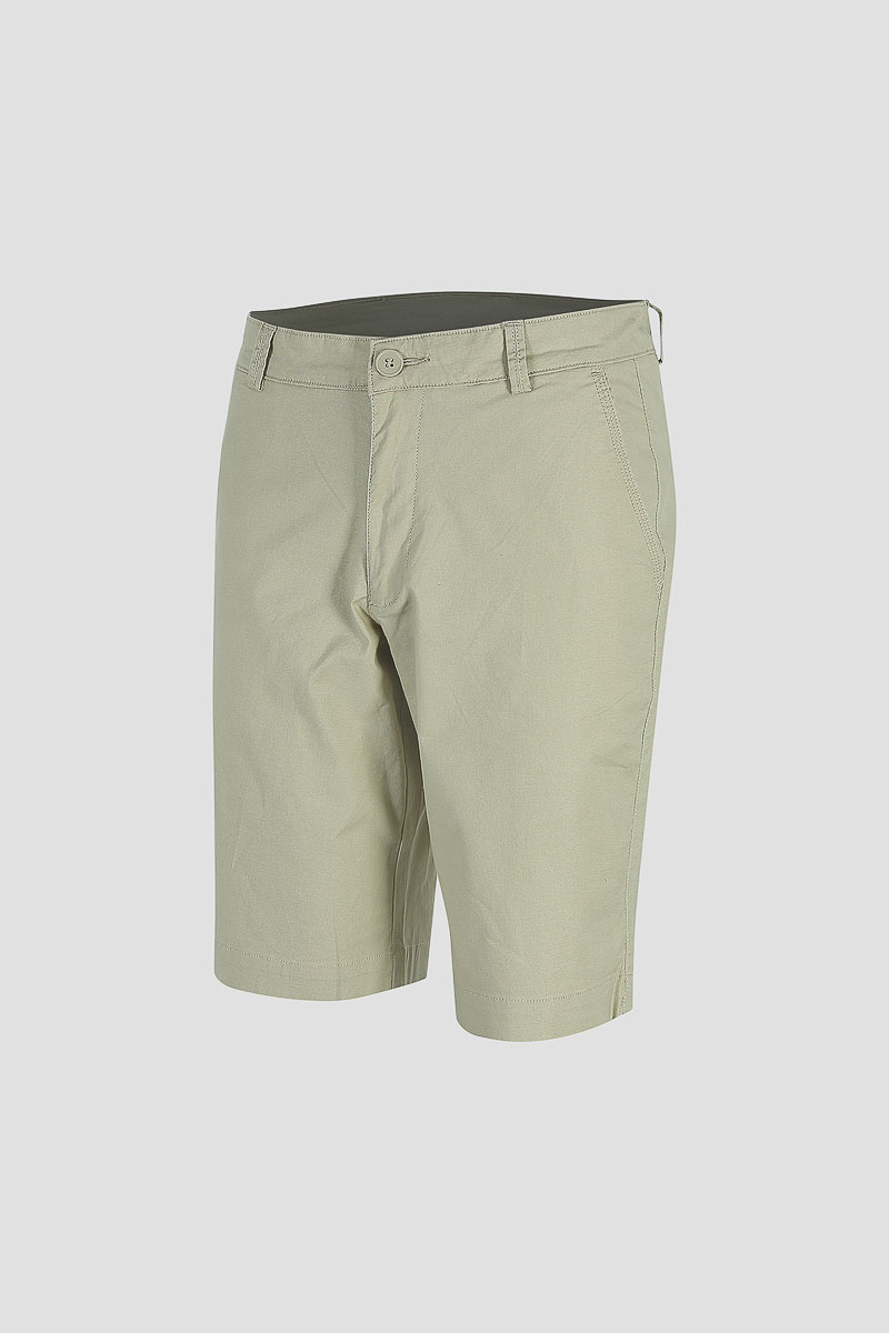 Quần short khaki nam Novelty màu trắng kem NSKMMNMCSR1813830