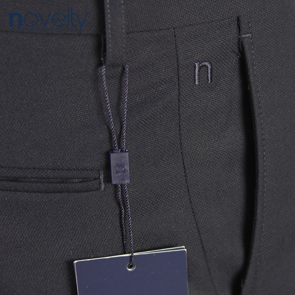 Quần tây nam 0Ply Novelty Slim fit Xanh Navy đậm 2202920