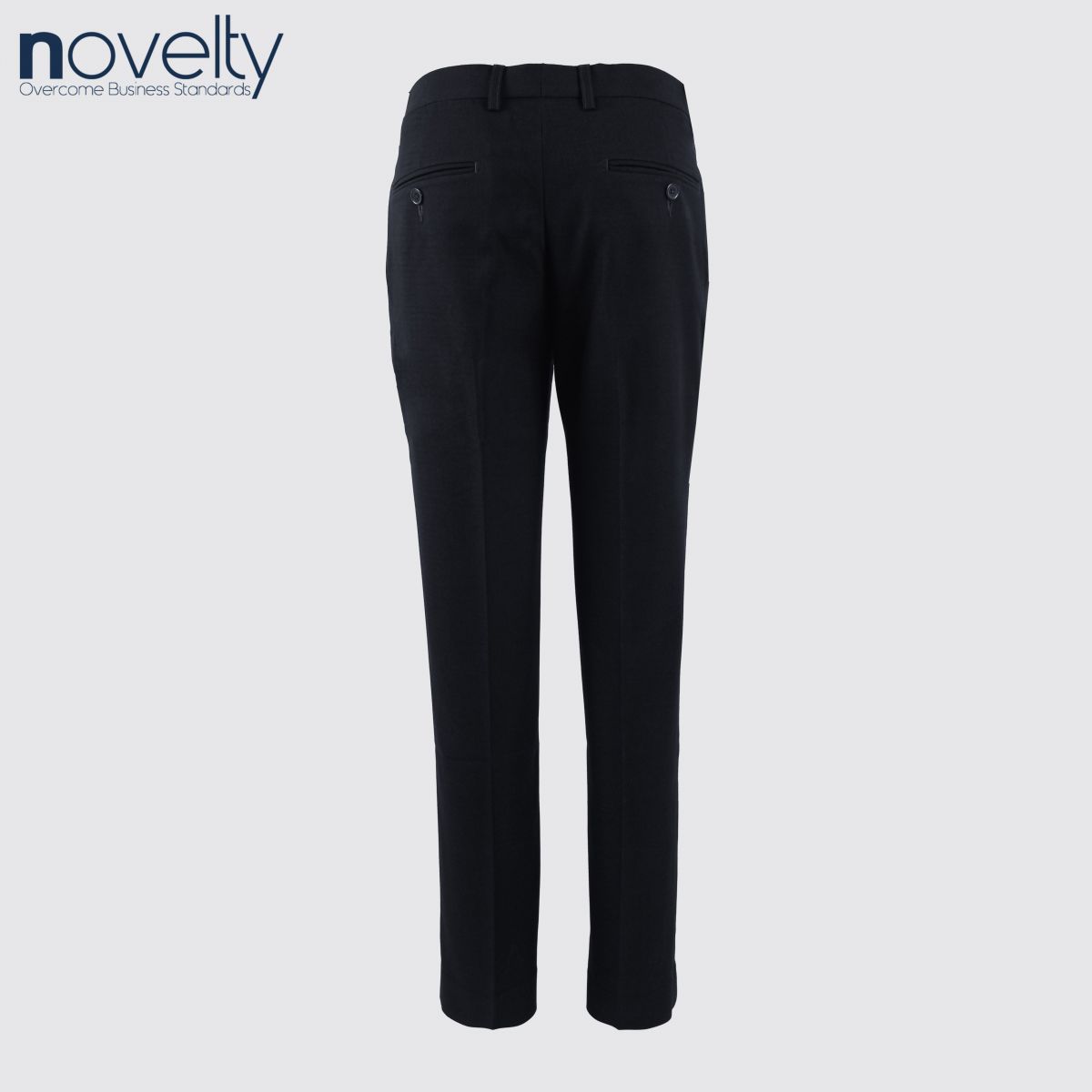 Quần tây nam 1ply Novelty Classic màu đen NQTMMDNPRC2204741