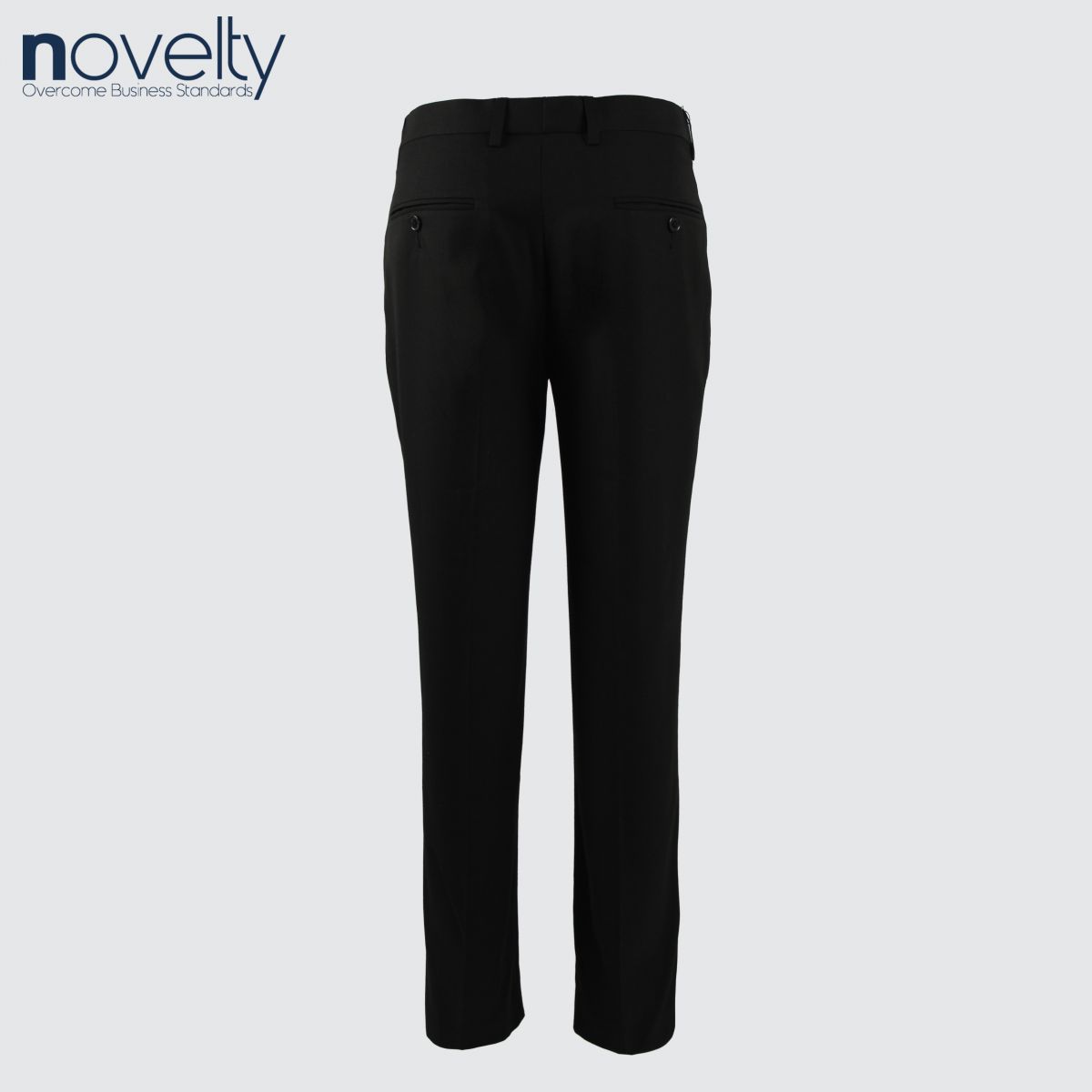 Quần tây nam Novelty Regular fit 0Ply vân nổi  màu đen NQTMMDNTRR2202880