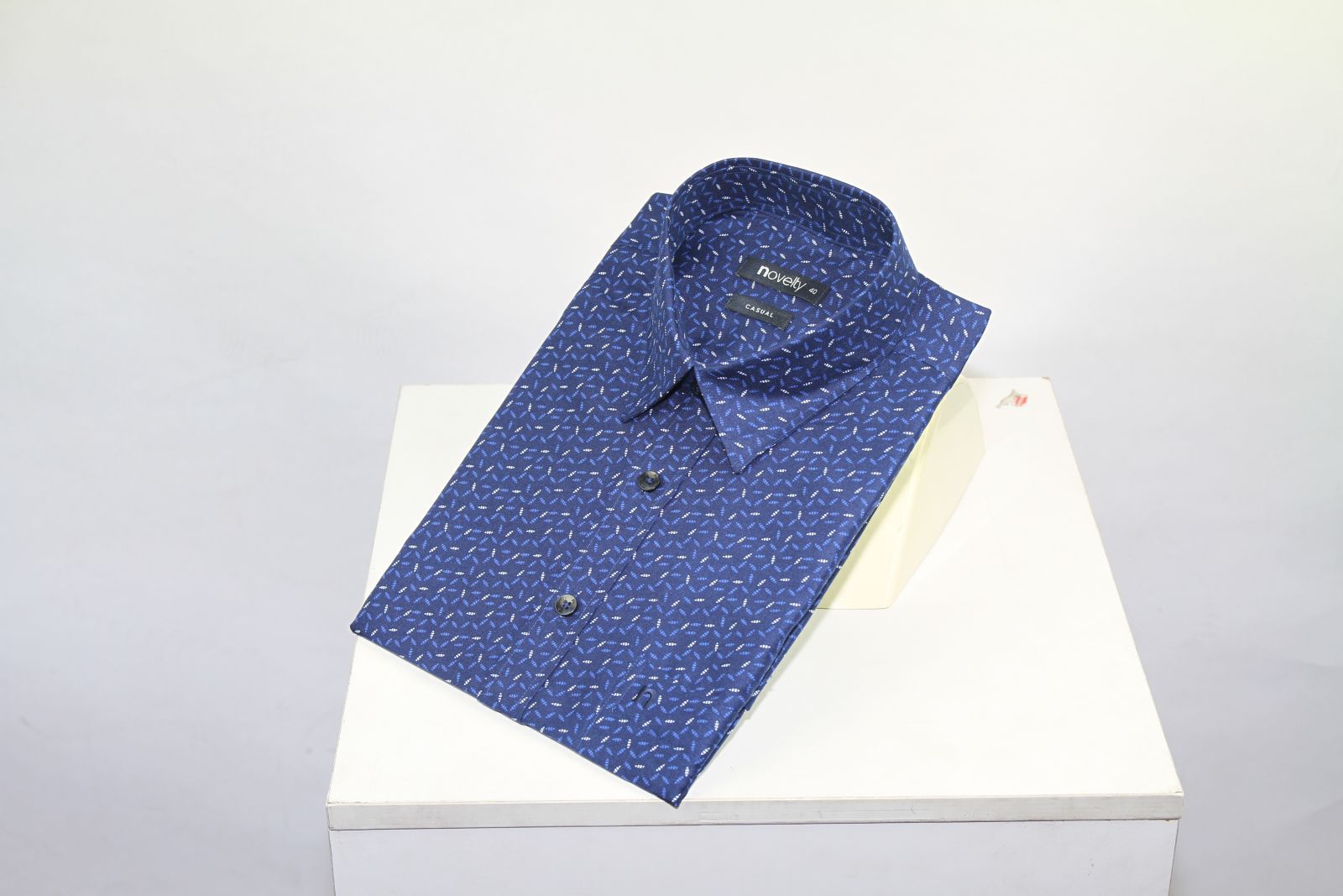 Áo sơ mi nam ngắn tay Novelty hoa văn Casual NSMMHTNSPB220278N