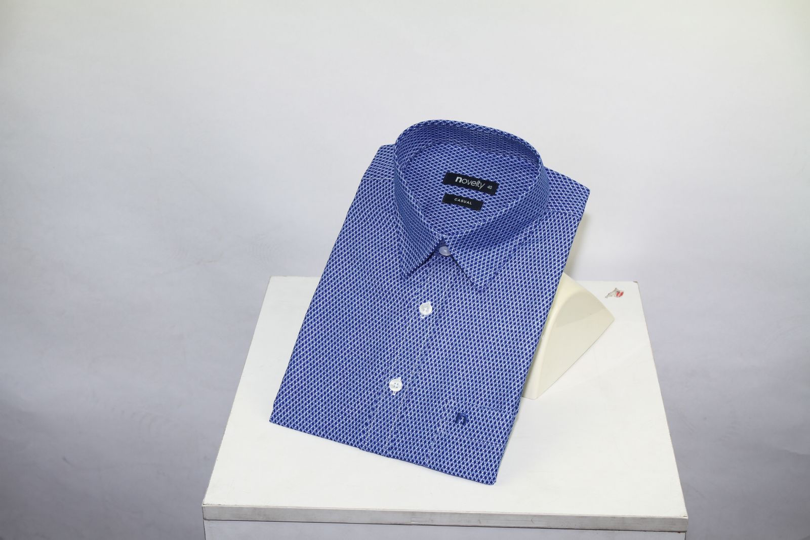 Áo sơ mi nam ngắn tay Novelty hoa văn Casual NSMMHTNSPB220280N