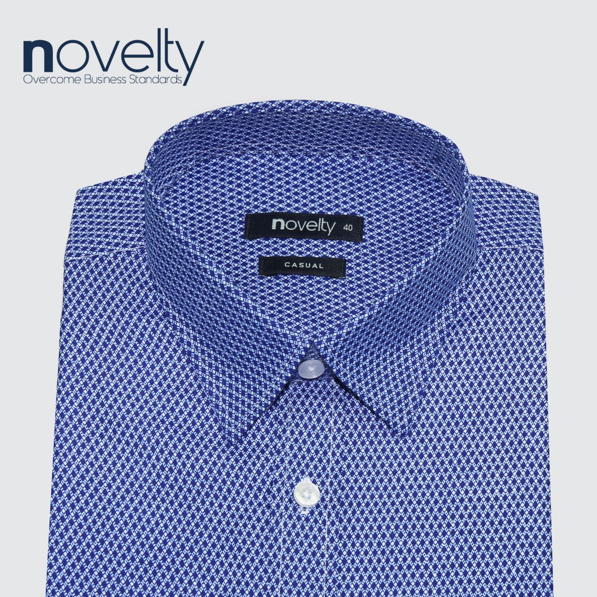 Áo sơ mi nam ngắn tay Novelty hoa văn Casual 220280N