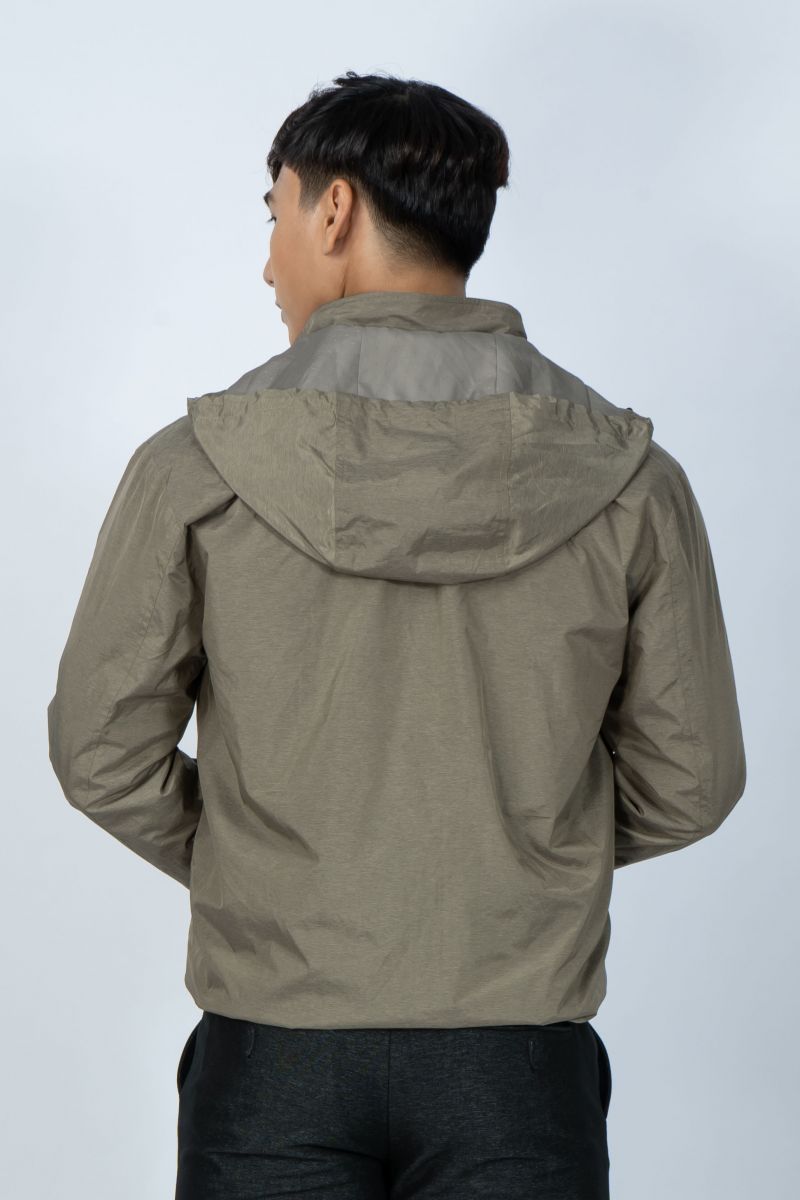 Áo Jacket 2 lớp Novelty nón rời màu vàng đồng NJKMMTMPLR1906622