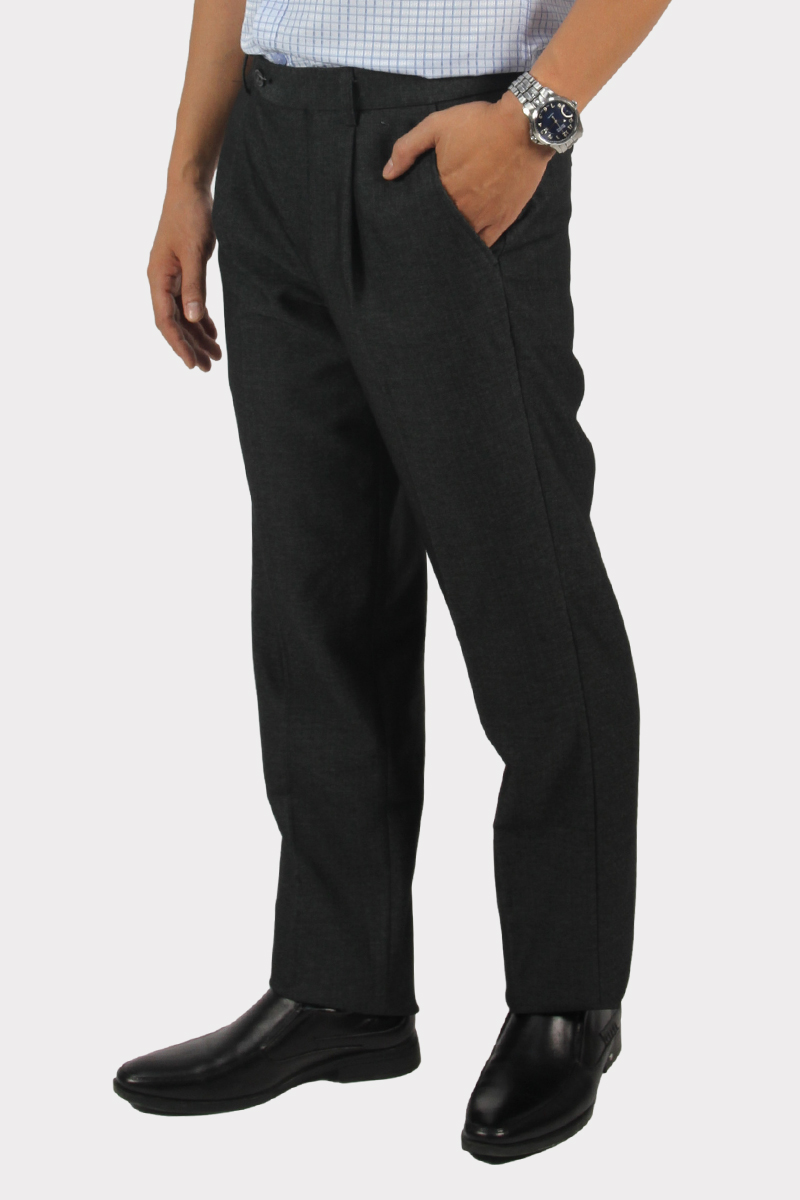 Quần tây nam Novelty Classic 1Ply xám NQTMMDMT3C2303701