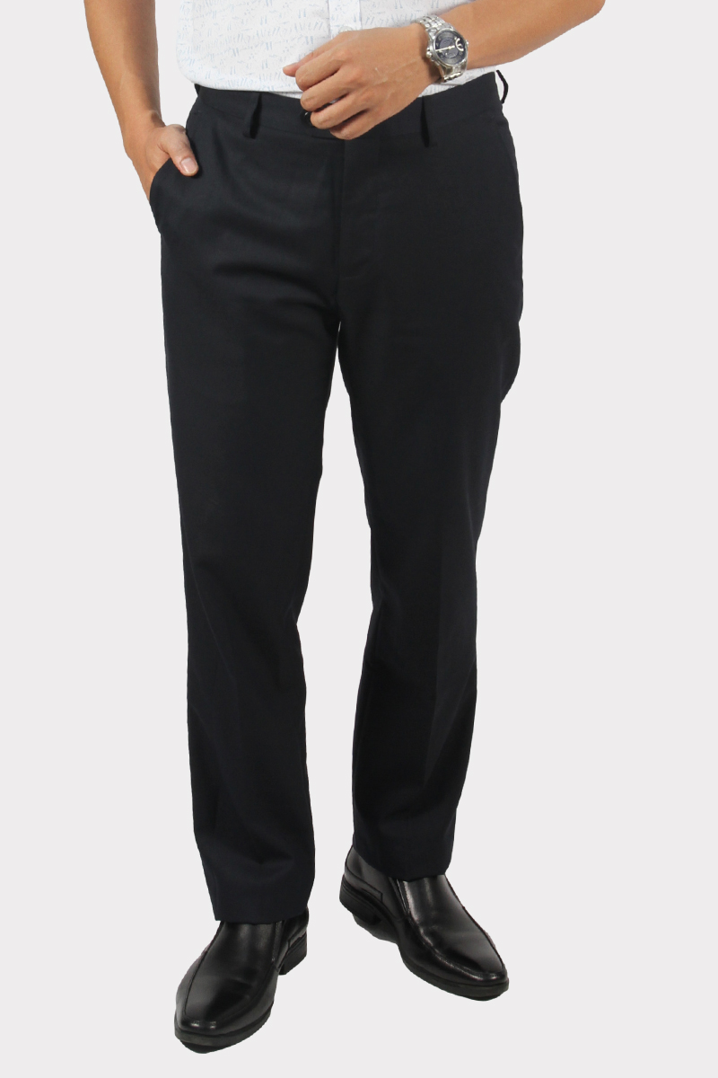 Quần tây nam Novelty Regular fit đen NQTMMDMPRR2403700