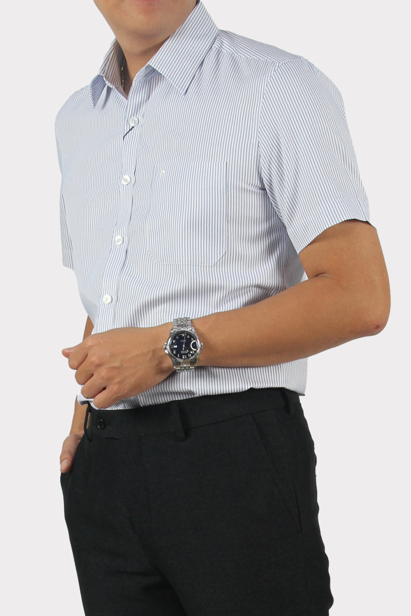 Áo sơ mi nam ngắn tay Novelty Regular fit caro nhỏ NSMMSNMTCR220920N