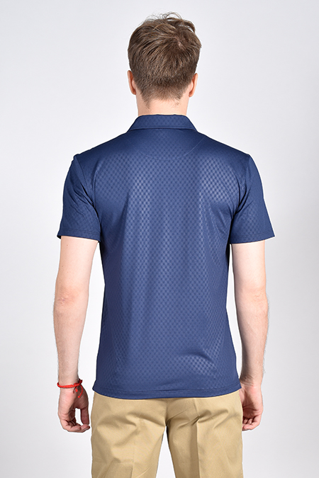 Áo Polo nam Novelty màu xanh đen NATMMDNPSR181224N