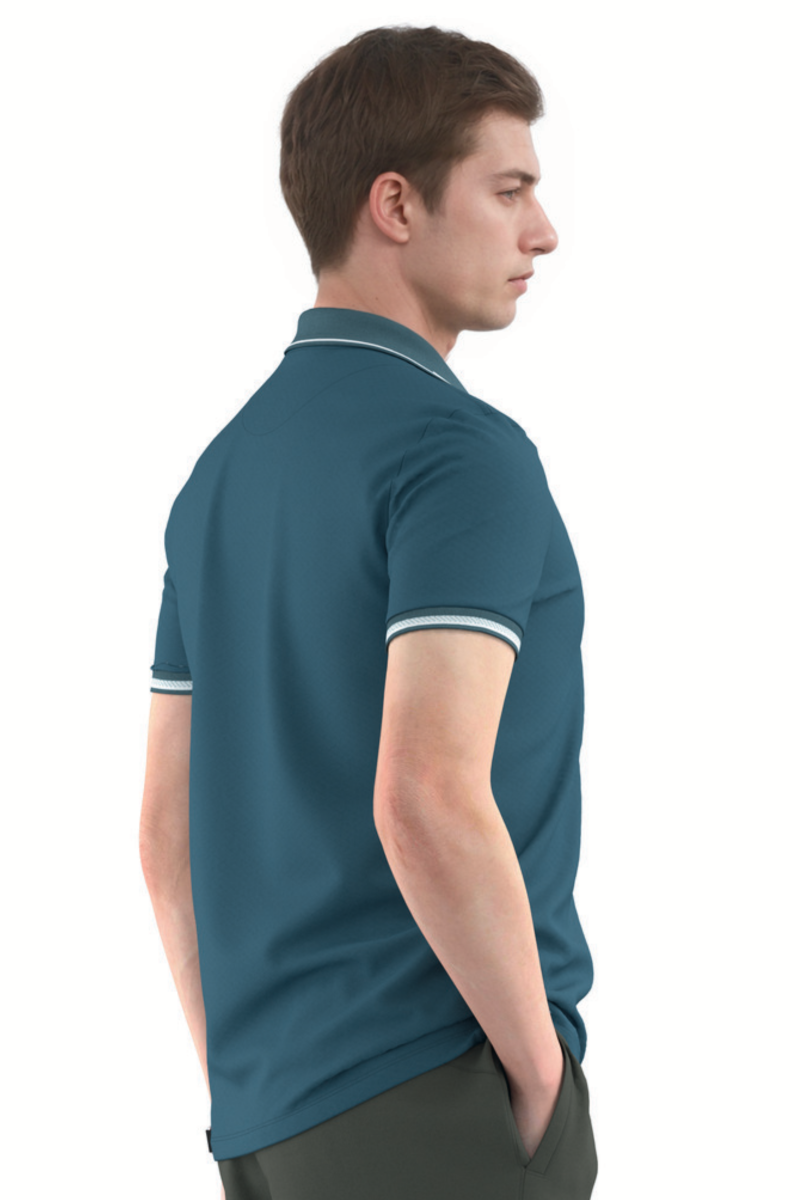 Áo Polo nam Novelty Regular fit Cool Feeling xanh nhớt NATMINMNER250028N