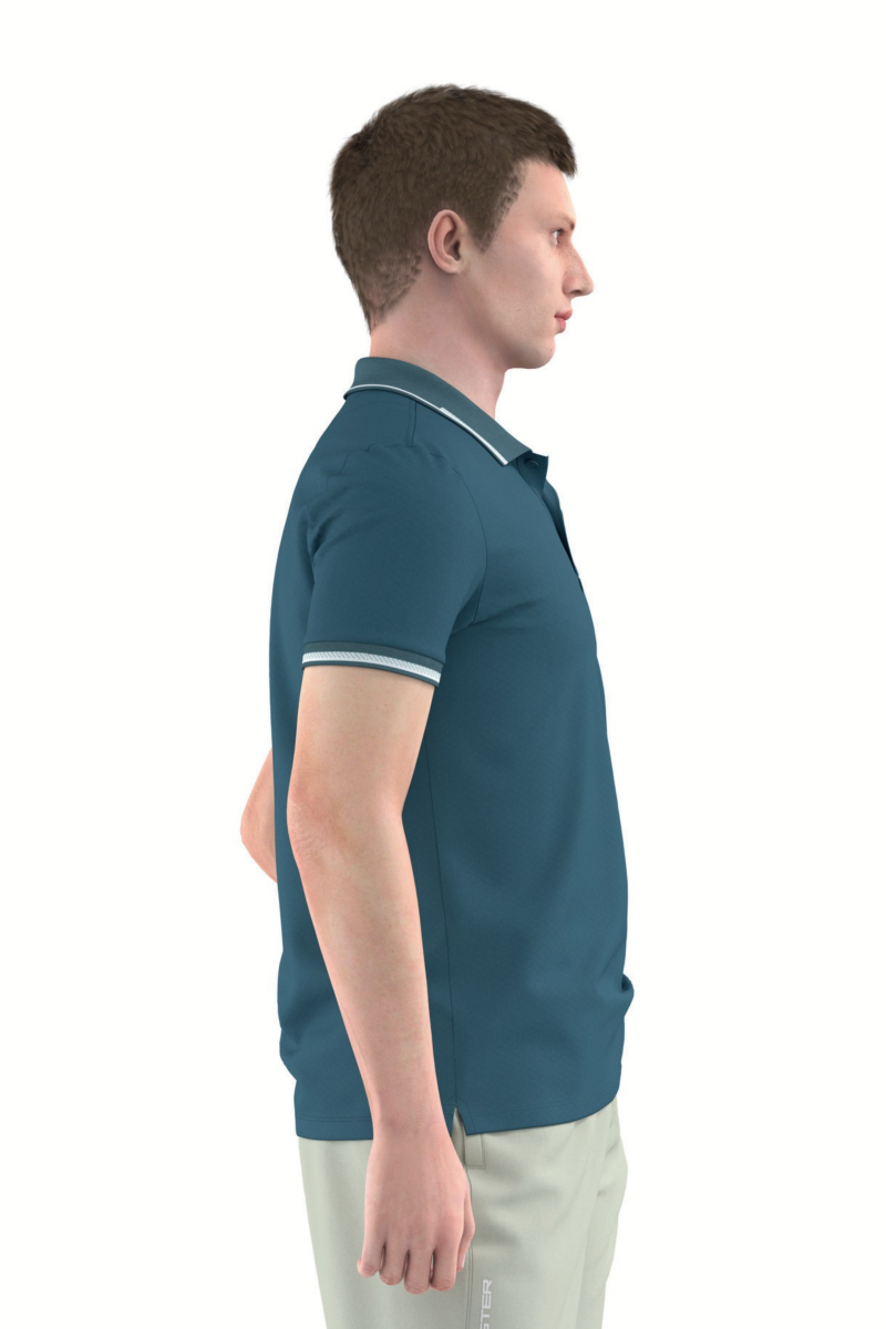 Áo Polo nam Novelty Regular fit Cool Feeling xanh nhớt NATMINMNER250028N