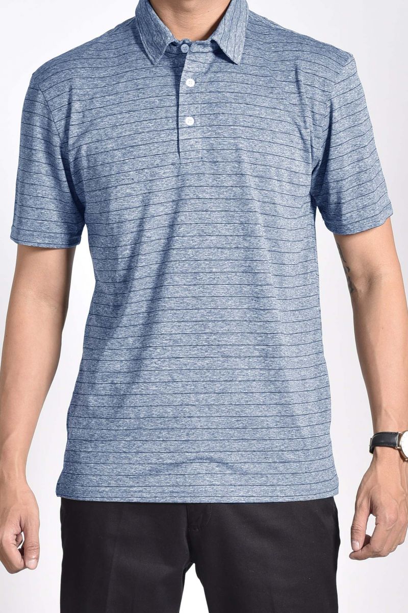 Áo Polo nam Novelty Regular fit kẻ sọc NATMSNNSPR181208N