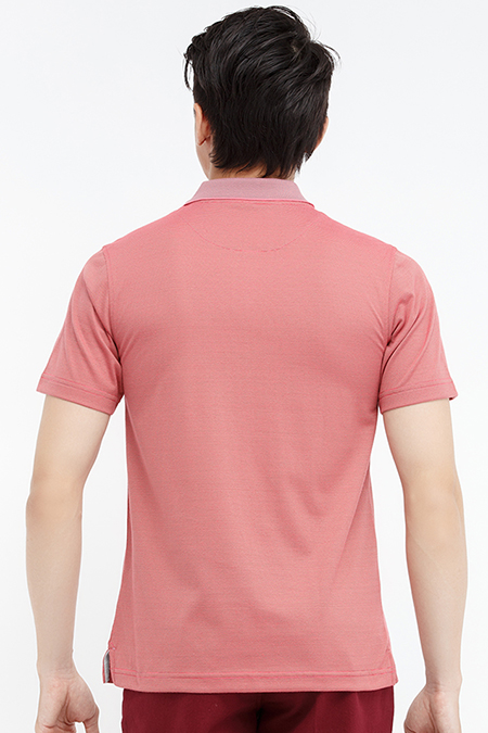 Áo Polo nam Novelty Regular fit màu cam đào NATMSNNT3C170131N