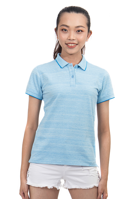 Áo thun Polo nữ Novelty màu xanh da trời NATWMNMCSR200056N