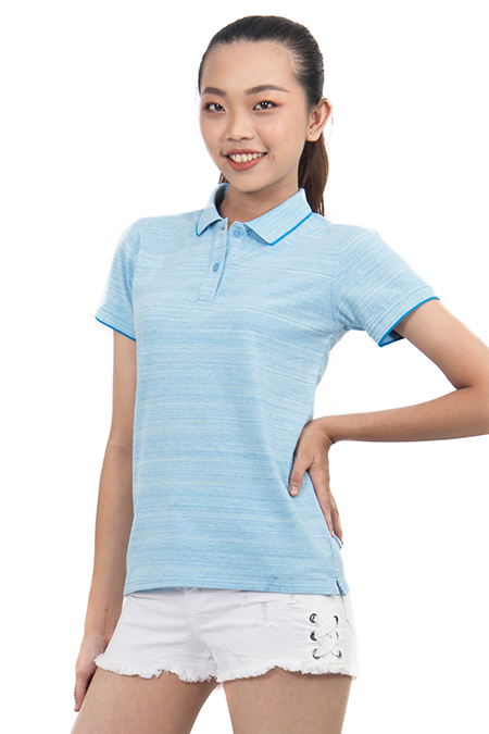 Áo thun Polo nữ Novelty màu xanh da trời NATWMNMCSR200056N