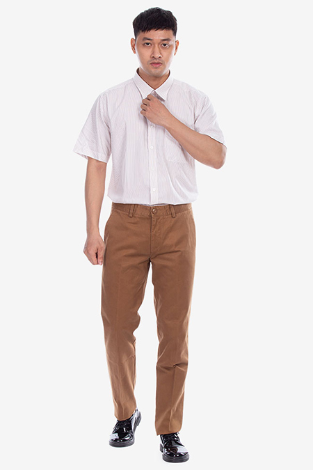 Quần dài Khaki nam 0Ply NOVELTY NQKMMDNCTR1700940