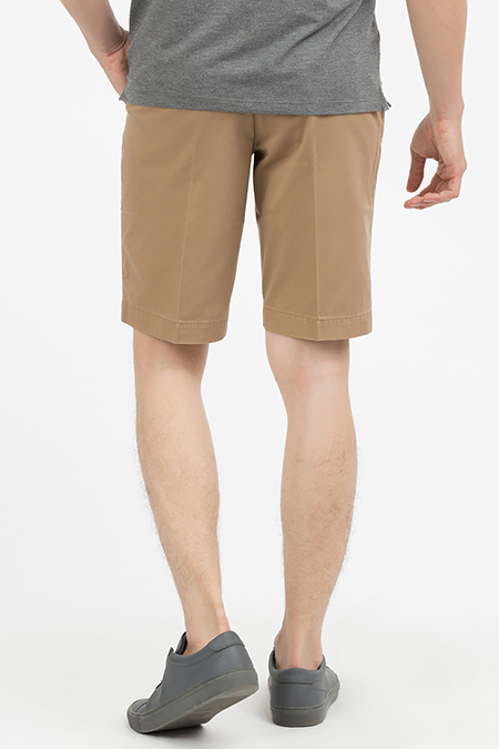 Quần Short Khaki nam Novelty màu nâu NSKMMDMCTC1801261