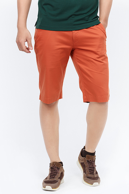Quần Short Khaki nam Novelty màu cam NSKMMDNCSR1618720