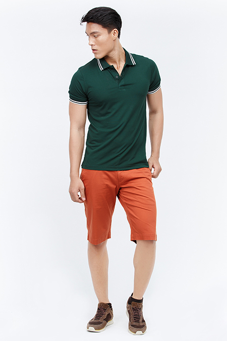 Quần Short Khaki nam Novelty màu cam NSKMMDNCSR1618720