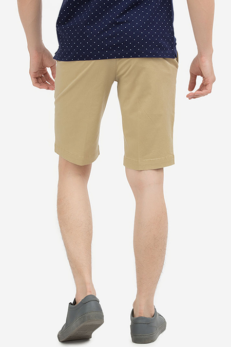 Quần Short Khaki nam Novelty màu be NSKMMNMCSR1800720