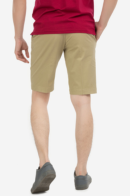 Quần Short Khaki nam Novelty màu be nhạt NSKMMNMCSR1800870